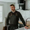 Swedteam Förkläde i brunt buffelläder (Onesize)