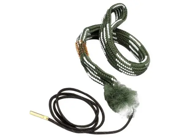 Grön bore snake vapensnodd för snabb rengöring av gevärspipa
