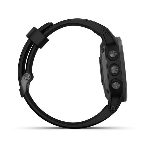 Garmin fēnix® 5S Plus Sapphire, svart med svart armband