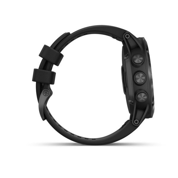 Garmin fēnix® 5X Plus Sapphire, svart med svart armband