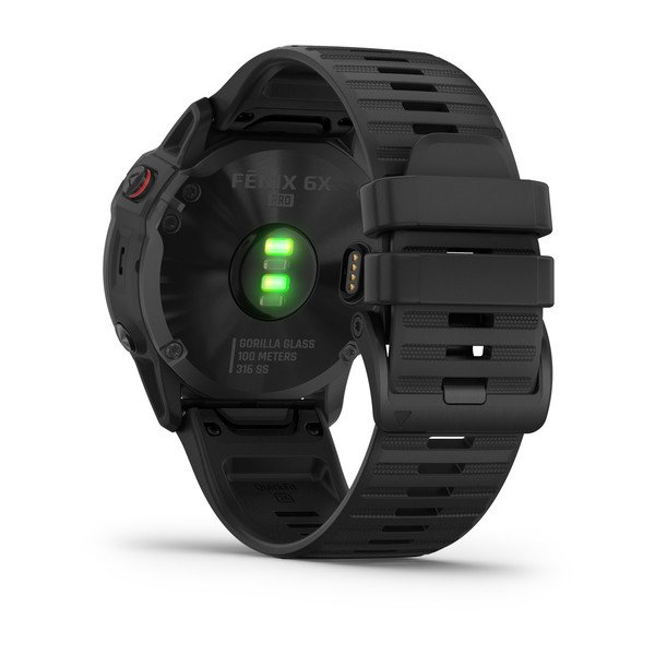 Garmin fēnix® 6X Pro, svart med svart armband