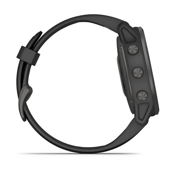 Garmin fēnix® 6S Sapphire, kolgrå diamantliknande kol med svart armband