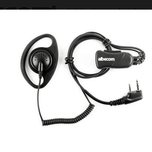 Albecom Albe 155mhz-X5, svart jaktradio inkl headset (541 yttre modell) och mikrofon på köpet!