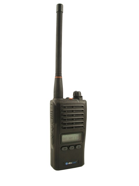 Albecom Albe 155mhz-X5, svart jaktradio inkl headset (543 secret service modell) och mikrofon på köpet!