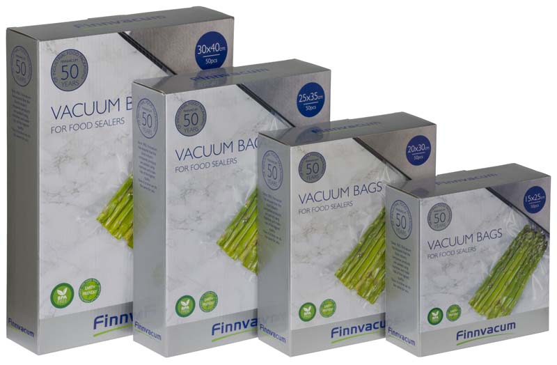 Finnvacum Vaccumpåsar, Räfflade 50 st