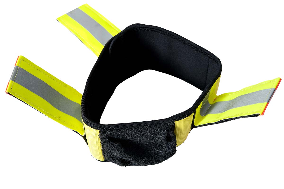 DOGTECH Reflexhalsband, YELLOW, strl One Size
