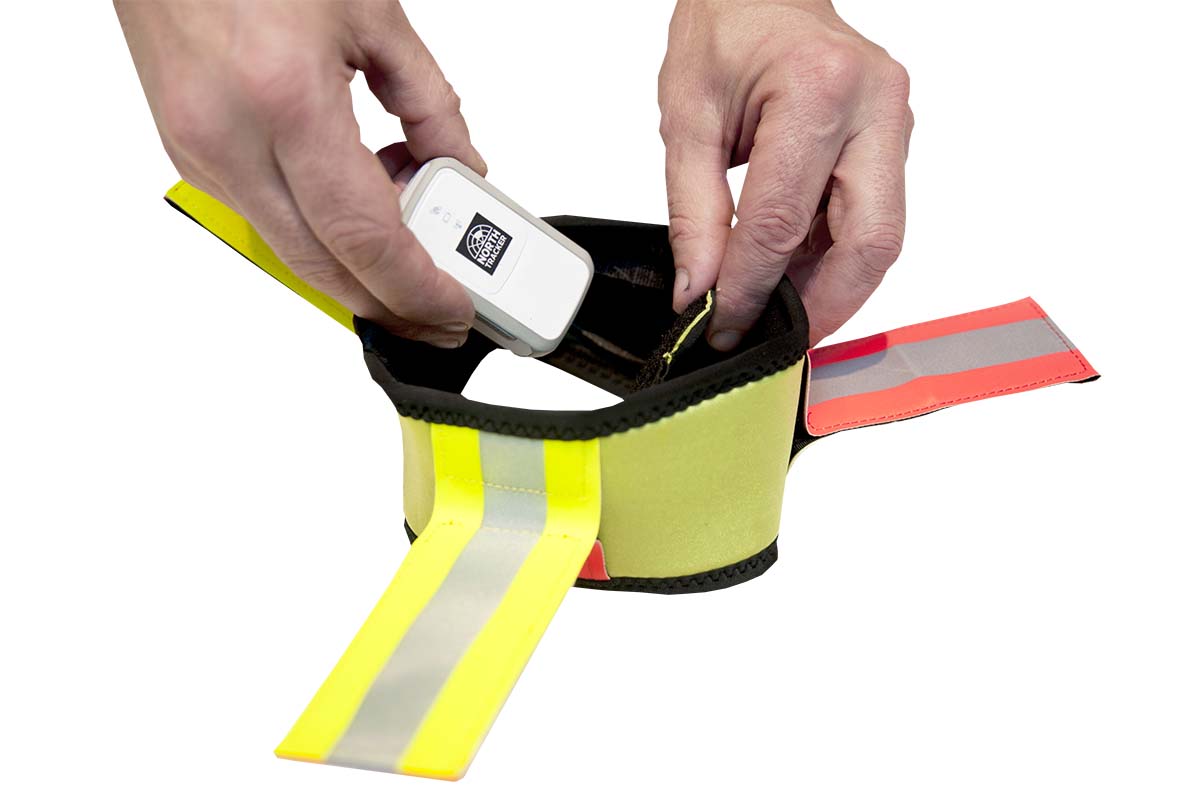 DOGTECH Reflexhalsband, YELLOW, strl One Size