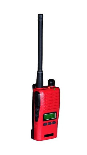 Albecom Albe 155mhz-X5, röd jaktradio inkl headset (543 secret service modell) och mikrofon på köpet!